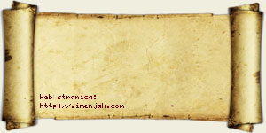 Pavle Perunac vizit kartica